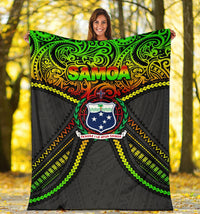 Samoa Premium Blanket Polynesian Tattoo Seashore - Polynesian Pride