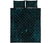 New Zealand Quilt Bed Set, Maori Gods Quilt And Pillow Cover Tumatauenga (God Of War) - Blue - Polynesian Pride