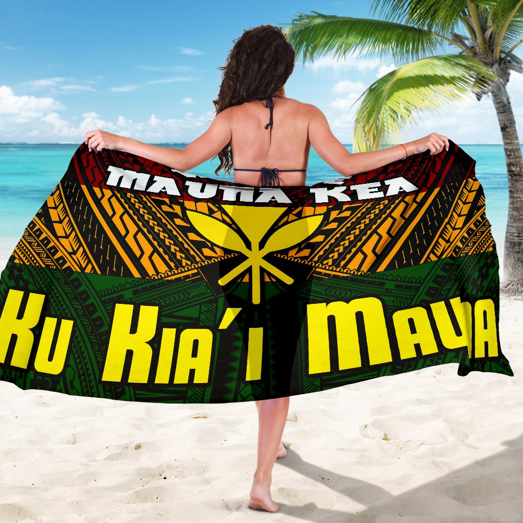 Hawaii Mauna Kea Kanaka Polynesian Sarong - Hill Style - AH - Polynesian Pride