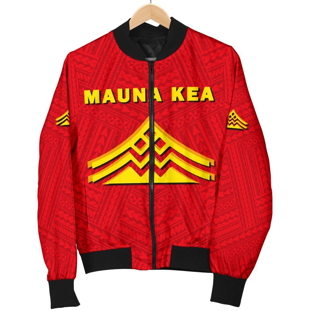 Hawaii Mauna Kea Polynesian Men's Bomber Jacket - Polynesian Pride