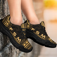 Federated States Of Micronesia Chunky Sneakers - Polynesian Chief Gold Version - Polynesian Pride