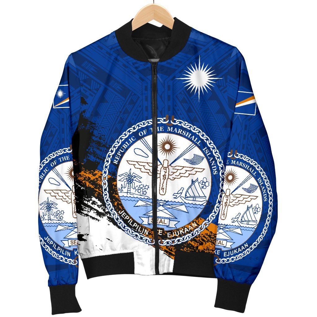 Marshall Islands Special Men's Bomber Jacket - Polynesian Pride