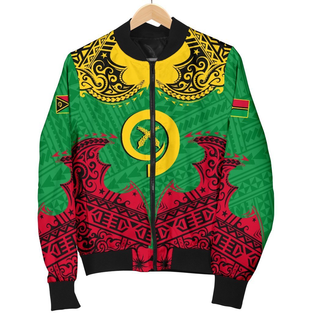 Vanuatu Men's Bomber Jacket Melanesia Island Paradise - Polynesian Pride