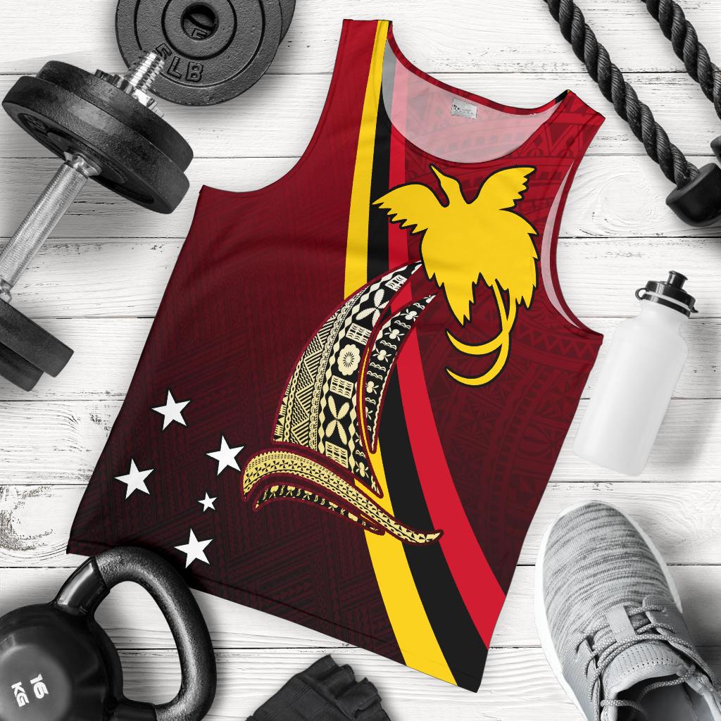 Papua New Guinea Men Tank Top - Sailing Style - Polynesian Pride