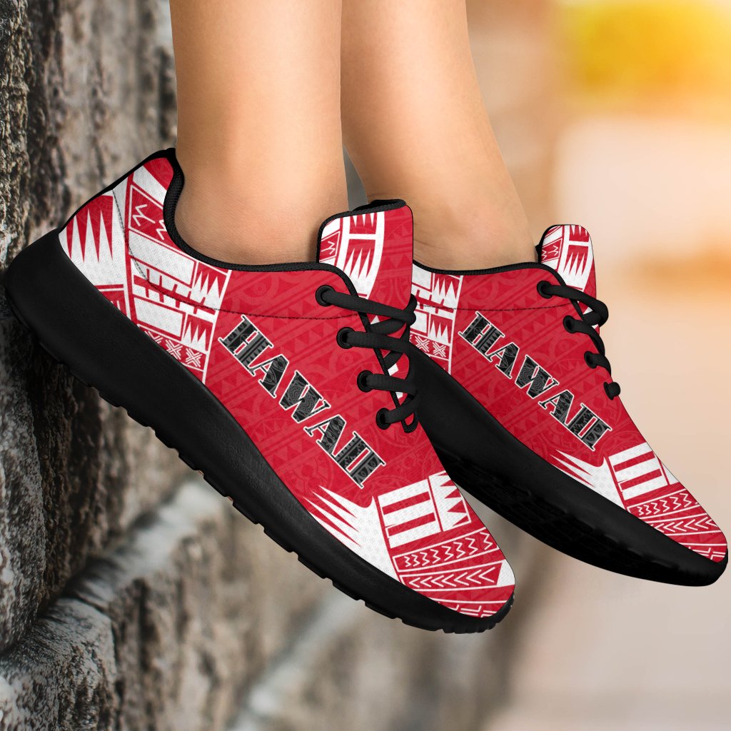 Hawaii Sport Sneakers - Polynesian Tattoo Flag - Polynesian Pride