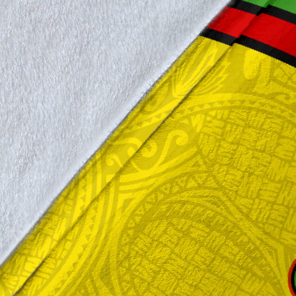 Hawaii Flag Premium Blanket - Kanaka Maoli Style - Polynesian Pride