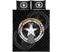 Nothern Mariana Islands Polynesian Quilt Bed Set - Polynesian Pride