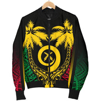 Vanuatu Coconut Men's Bomber Jacket - Polynesian Pride