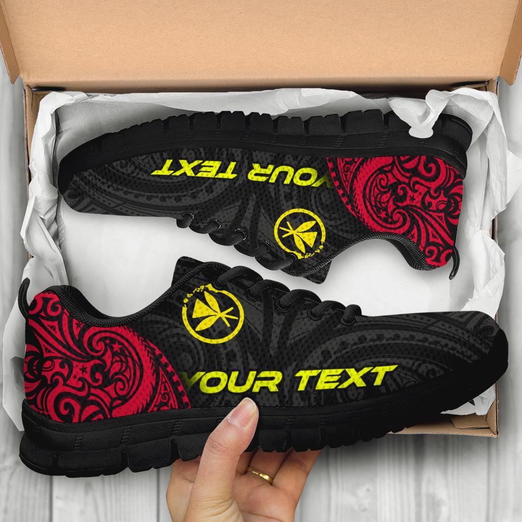 Polynesian Custom Personalised Hawaii Sneakers - Hawaiian Spirit - Polynesian Pride