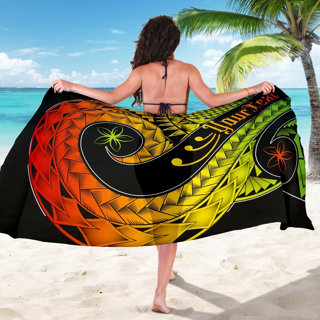 Guam Personalised Sarong - Guam Polynesian Decorative Patterns - Polynesian Pride