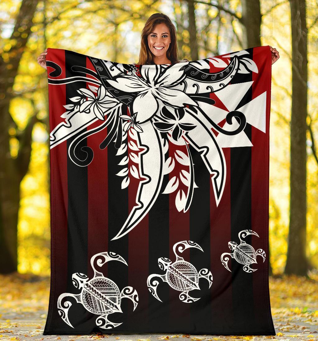 Wallis and Futuna Premium Blanket - Vertical Stripes Style - Polynesian Pride