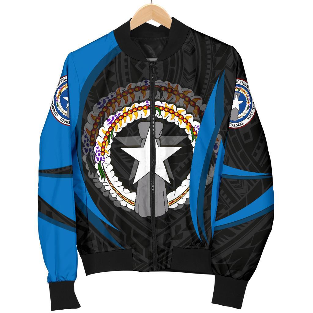 Northern Mariana Islands Bomber Jacket (Men) - Northern Mariana Islands Spirit - Polynesian Pride