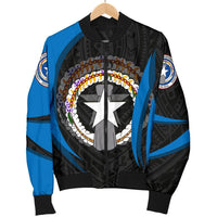 Northern Mariana Islands Bomber Jacket (Men) - Northern Mariana Islands Spirit - Polynesian Pride