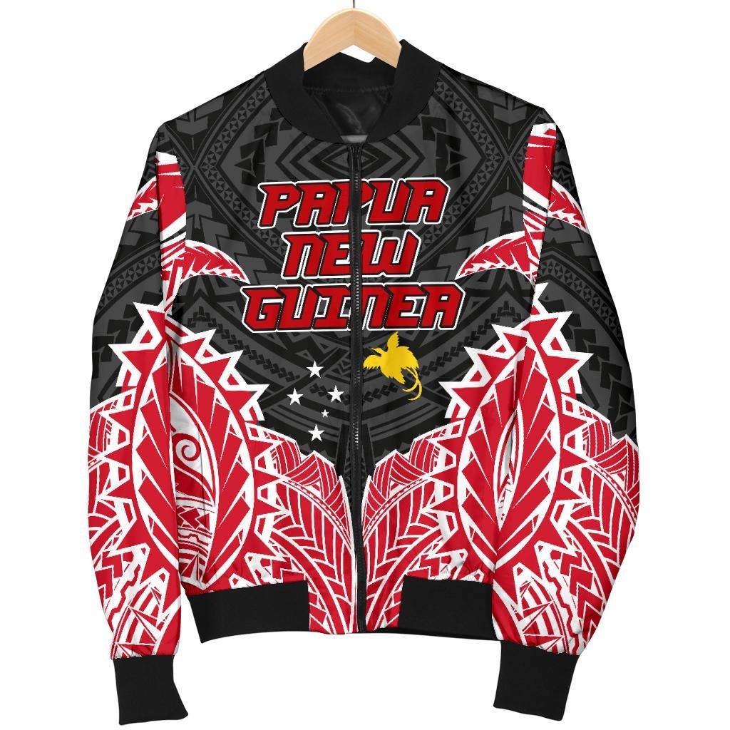 Papua New Guinea Premium Men's Bomber Jacket - Polynesian Pride
