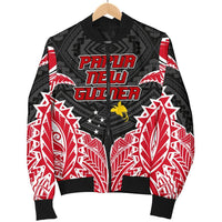 Papua New Guinea Premium Men's Bomber Jacket - Polynesian Pride