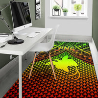 Polynesian Papua New Guinea Area Rug - Reggae Vintage Polynesian Patterns - Polynesian Pride