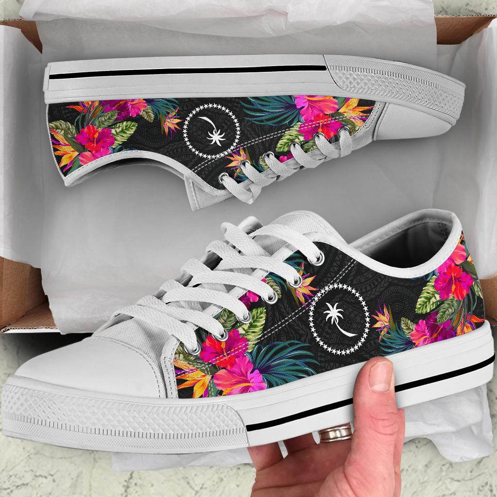 Chuuk Low Top Shoes - Micronesian Hibiscus - Polynesian Pride