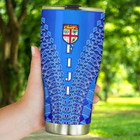 Fiji Drua Tumbler Tapa - Polynesian Pride