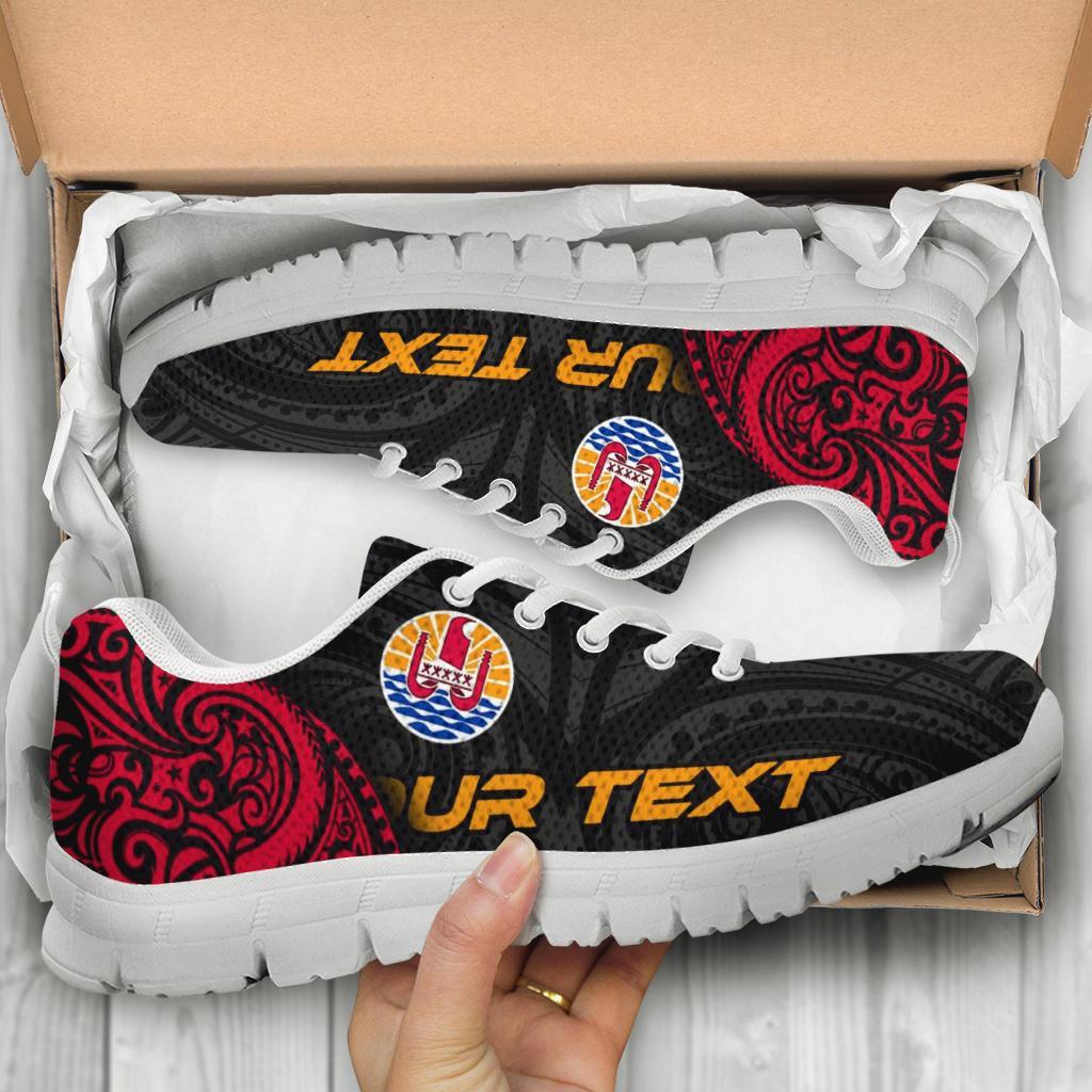 Tahiti Polynesian Custom Personalised Sneakers - Tahitians Spirit - Polynesian Pride