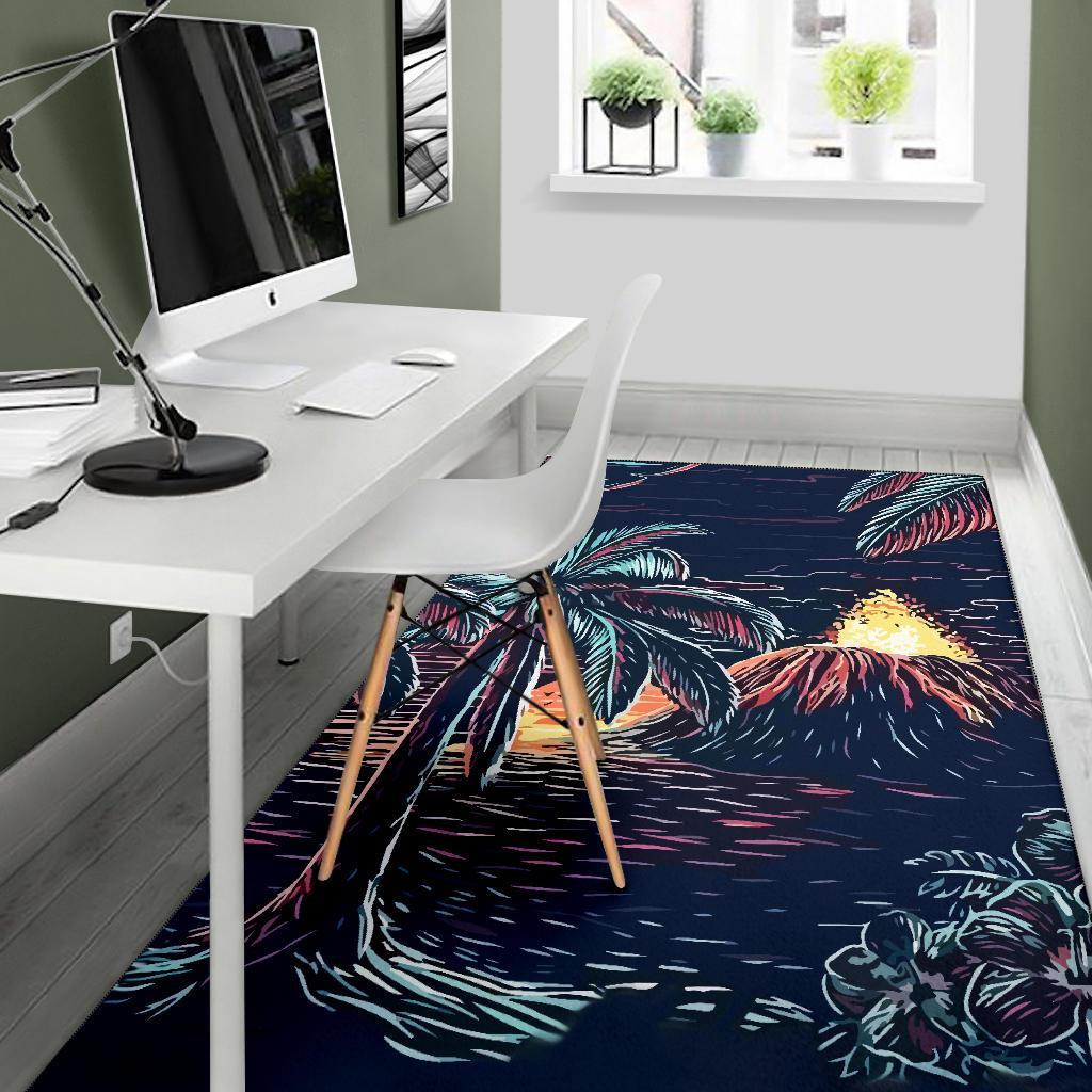 Night On The Land Area Rug AH - Polynesian Pride