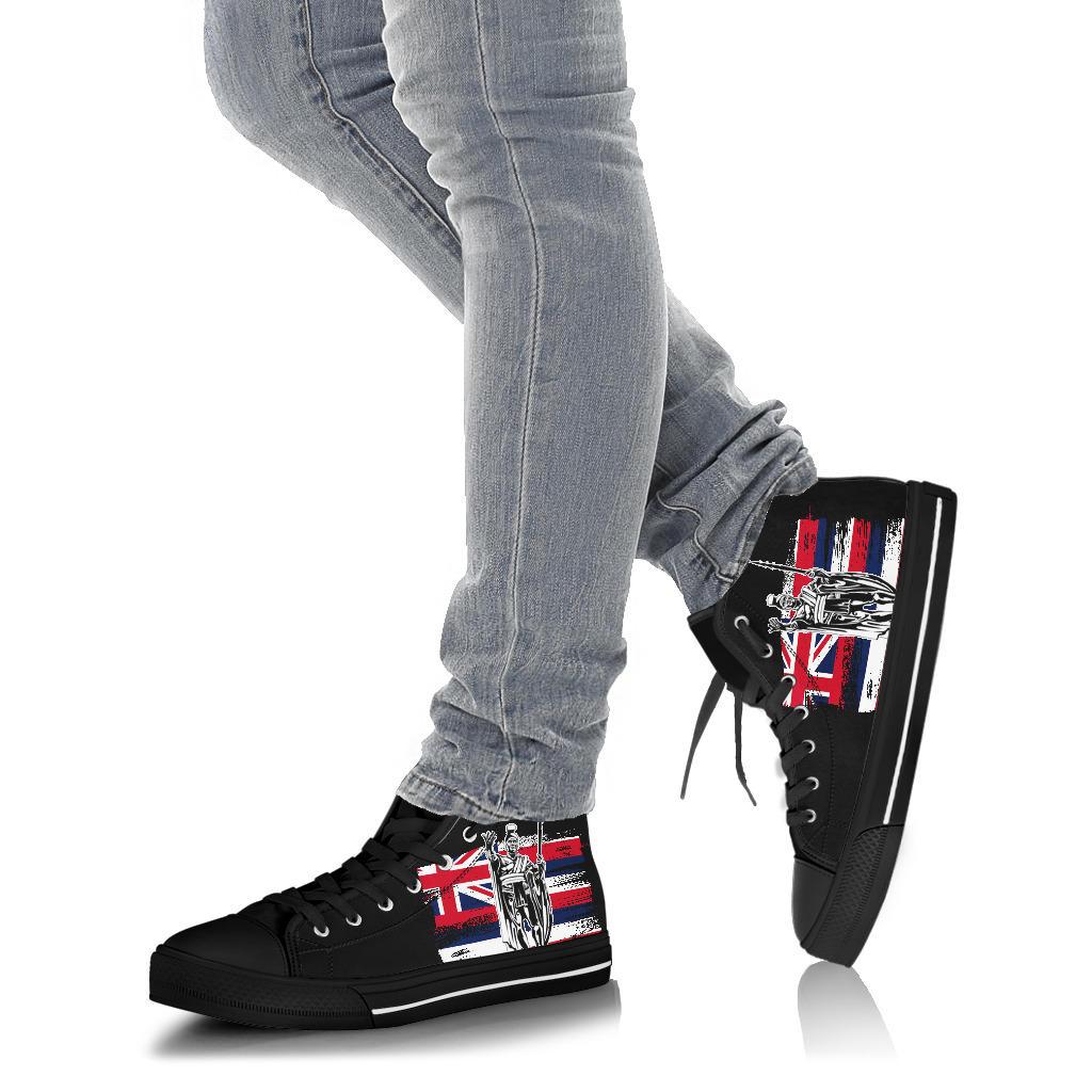 Hawaii King Flag High Top Shoe - Polynesian Pride