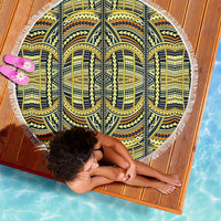 Polynesian Beach Blanket Yellow - Polynesian Pride