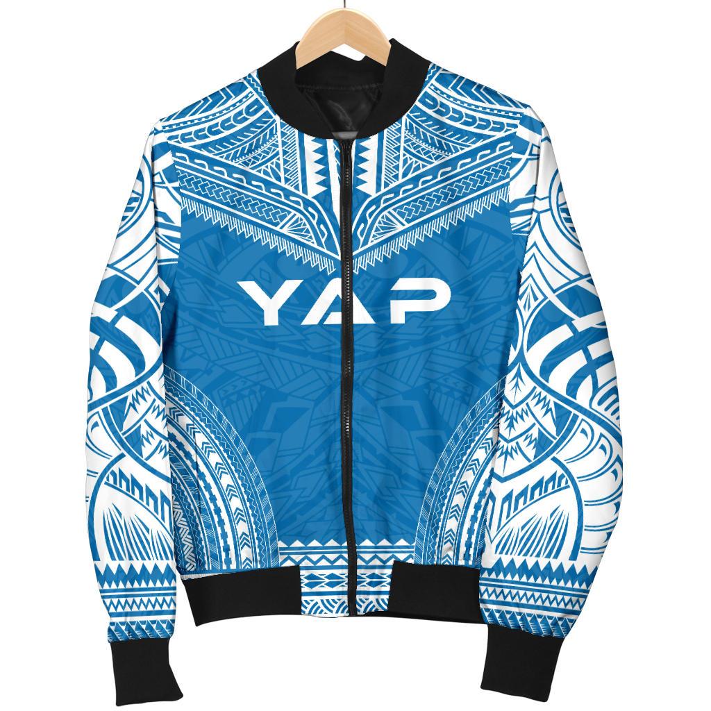 Yap Flag Polynesian Chief Women'S Bomber Jacket - Polynesian Pride