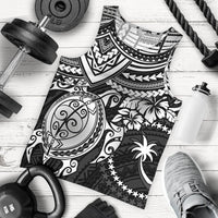 Chuuk Polynesian Men's Tank Top - White Turtle White - Polynesian Pride