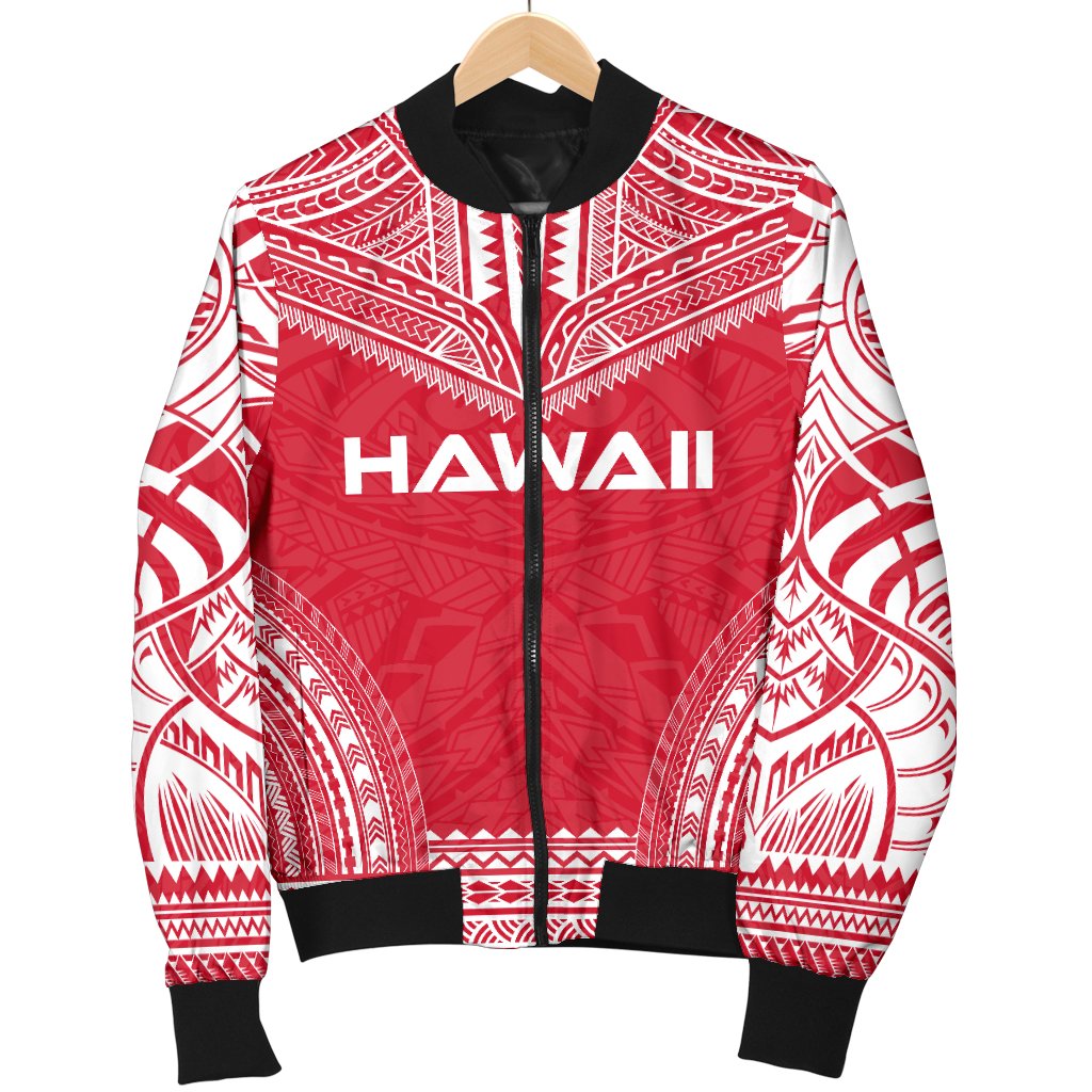 Hawaii Flag Polynesian Chief Women'S Bomber Jacket - Polynesian Pride