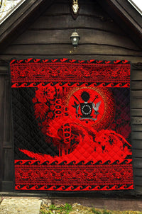 Cook Island Quilt Wave Red Design - Polynesian Pride
