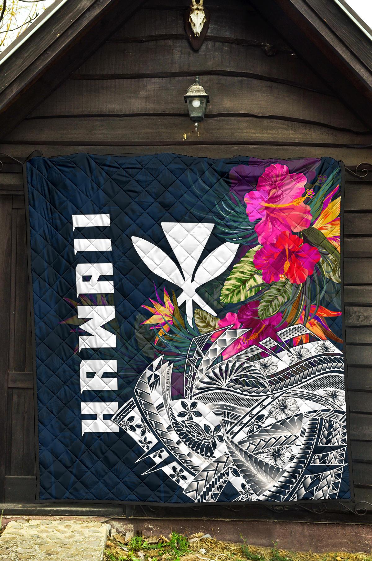 Polynesian Hawaii Premium Quilt - Summer Vibes - Polynesian Pride