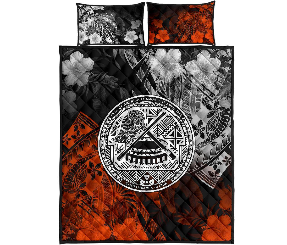 American Samoa Quilt Bed Set - Vintage Polynesian Style - Polynesian Pride