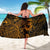 Vanuatu Sarong - Turtle Hibiscus Pattern Gold - Polynesian Pride