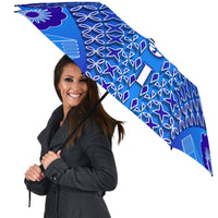 Fiji Drua All Over Print Umbrellas Tapa - Polynesian Pride