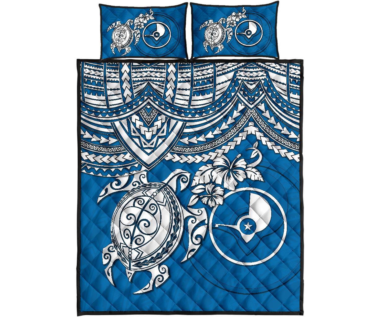 Yap Polynesian Quilt Bed Set - Polynesian Turtle - Polynesian Pride
