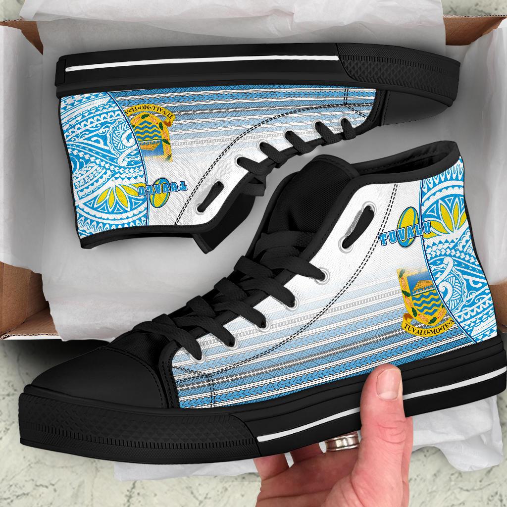 Tuvalu Rugby High Top Shoe Special - Polynesian Pride