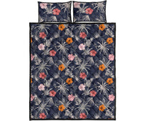 Hawaii Quilt Bed Set Tropical Grey AH - Polynesian Pride