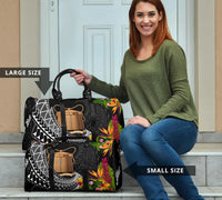 Tokelau Travel Bag - Custom Personalised Seal Spiral Polynesian Patterns - Polynesian Pride