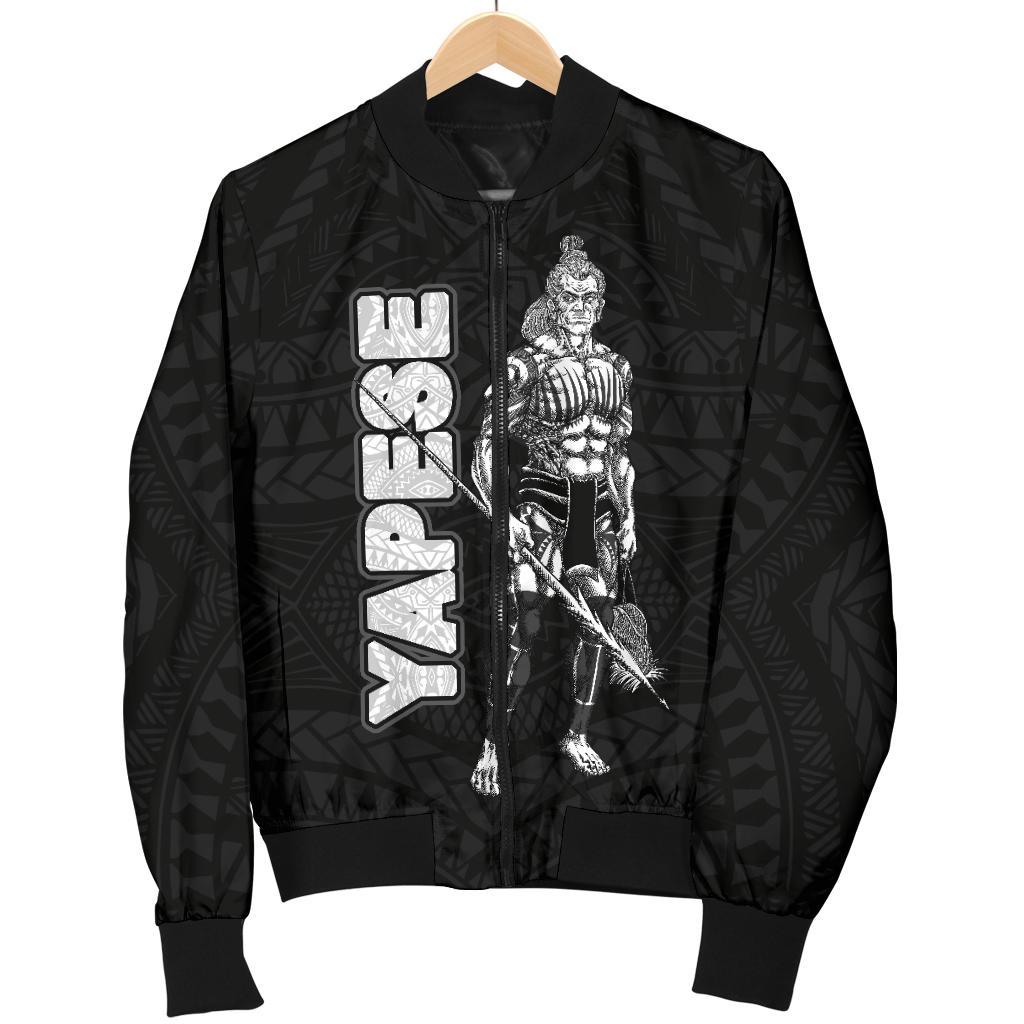 Yap Polynesian Men's Bomber Jacket - Micronesia Yapese Warrior - Polynesian Pride