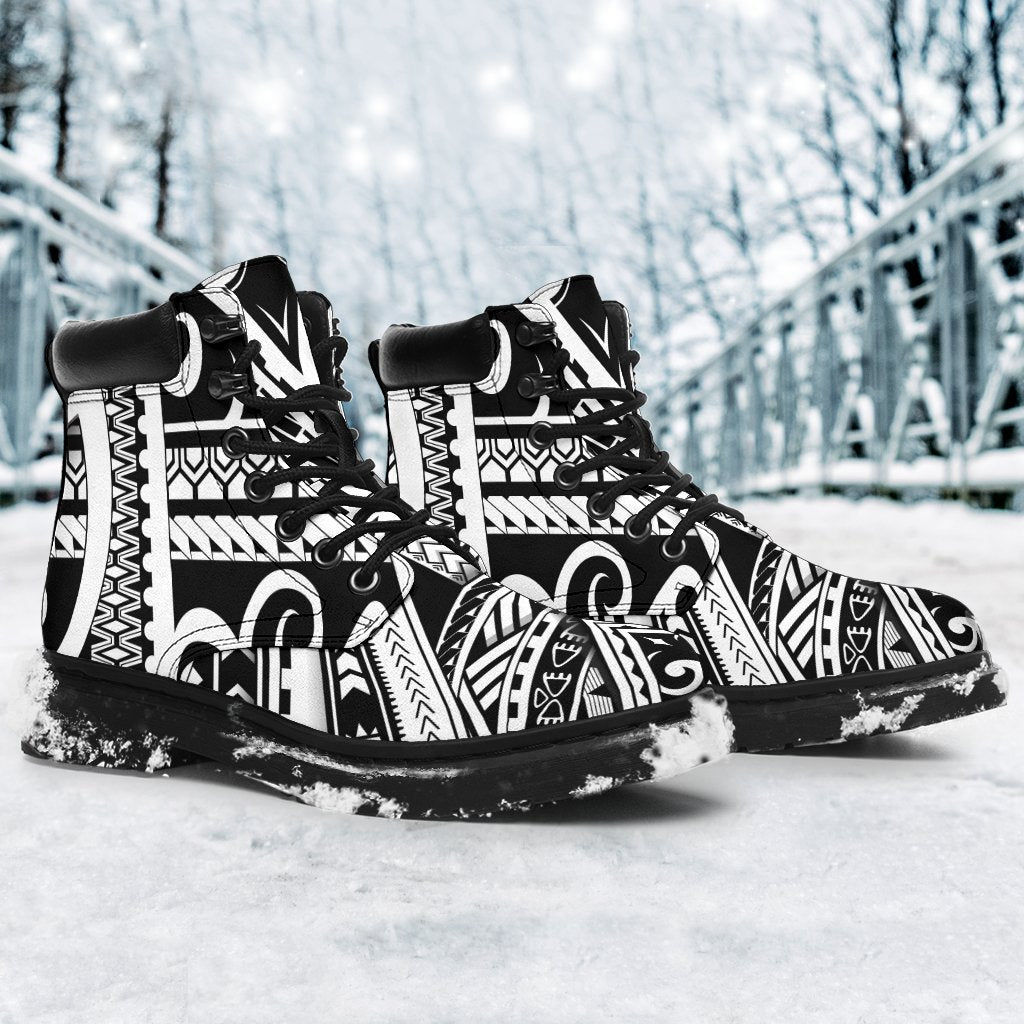 Polynesian 47 Season Boots - Polynesian Pattern - Polynesian Pride