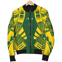 Society Islands Men Bomber Jackets - Polynesian Tattoo Flag - Polynesian Pride