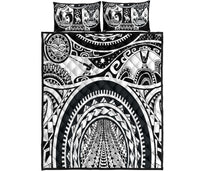 Polynesian Quilt Bed Sets - Maui Tattoo - Polynesian Pride