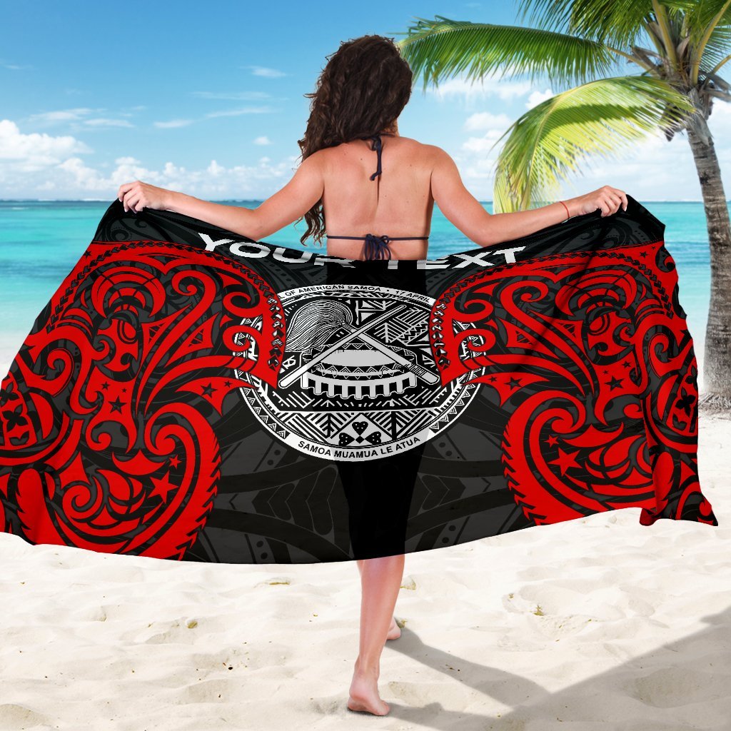 American Samoa Polynesian Custom Personalised Sarong - American Samoan Spirit - Polynesian Pride