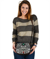 Integrity Maori Ta Moko Saddle Bag Kiwi and Paua - Polynesian Pride