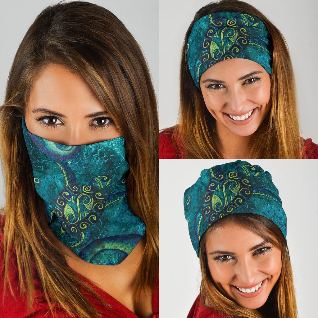 Turtle Maori Bandana 3 - Pack Koru - Polynesian Pride