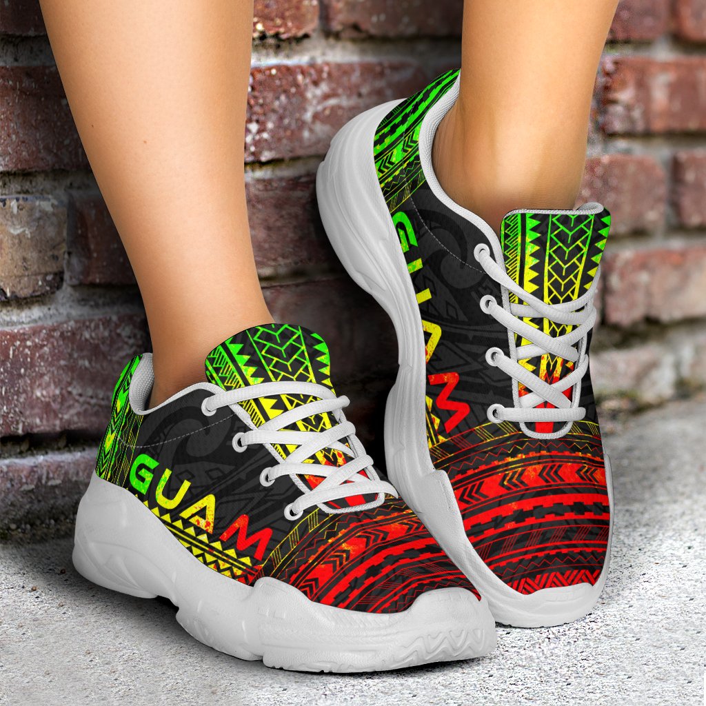 Guam Chunky Sneakers - Polynesian Chief Reggae Version - Polynesian Pride