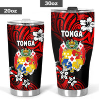 Mate Ma'a Tonga Rugby Tumbler Polynesian Unique Vibes - Red - Polynesian Pride
