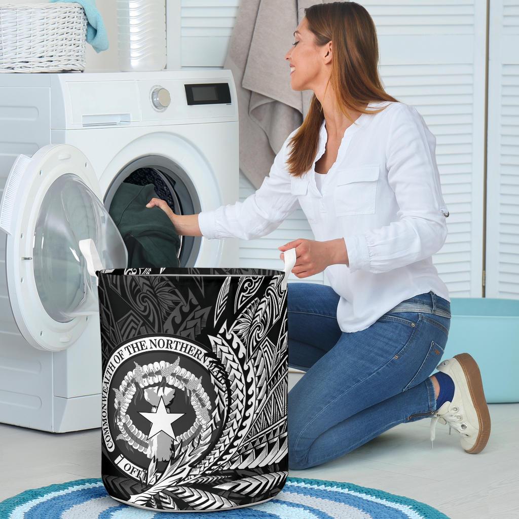 Northern Mariana Islands Laundry Basket - Wings Style - Polynesian Pride
