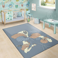 Hibiscus Art Water Area Rug AH - Polynesian Pride