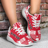 Hawaii Sport Sneakers - Polynesian Tattoo Flag - Polynesian Pride